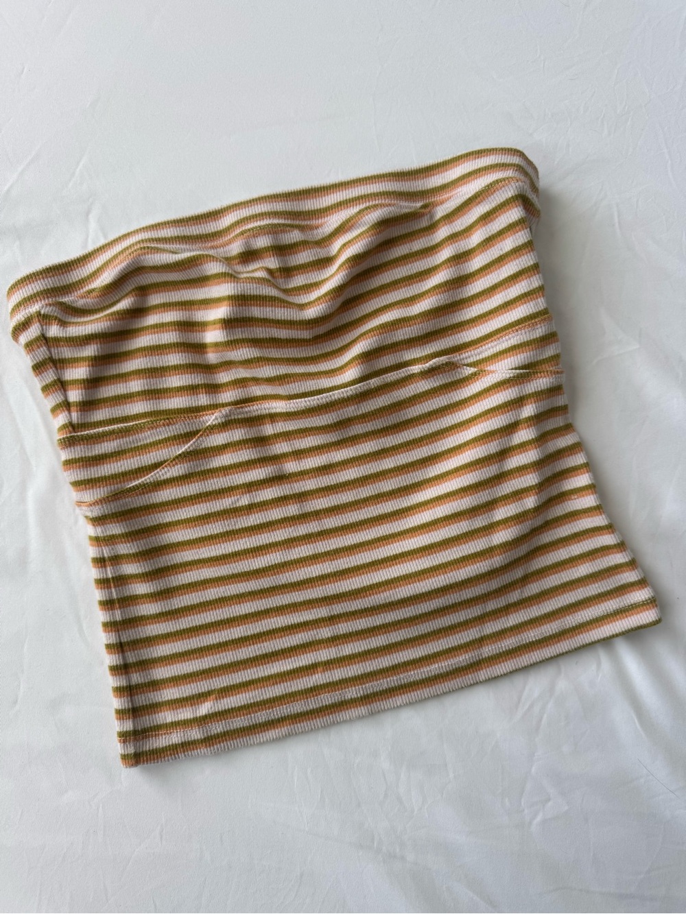 BDG Strapless Striped Tube Top - Size Medium
